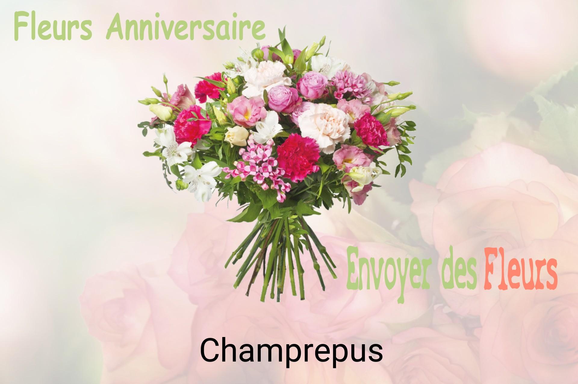 Bouquet de fleurs d’anniversaire livré à Champrepus