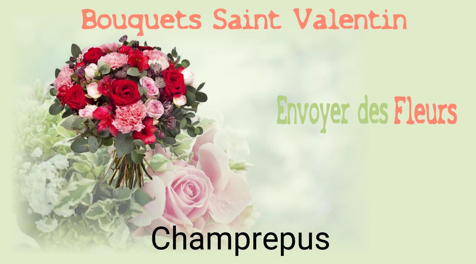 Roses de Saint-Valentin livrées à Champrepus